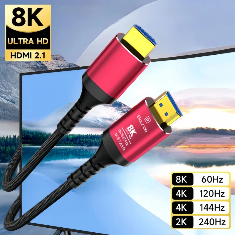 HDMI   ̺, HDTV PS5/4  RTX3080 3090 ȣȯ, 8K 4K HDMI 2.1 ̺, 32 ft, 50 ft, 65 ft, 100ft, 48Gbps, 4K 120Hz